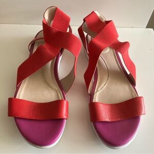 Red and Pink Women's Cole Haan Sandals